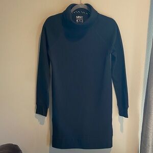 Marc New York Black Turtleneck Sweatshirt Dress